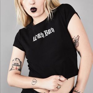Witch Bitch Crop Top